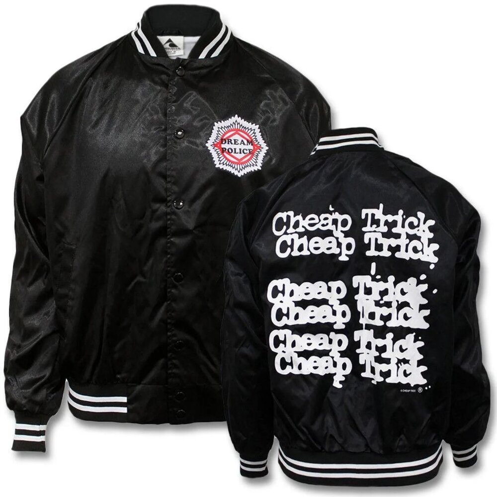 Cheap Trick Dream Police Baseball Jacket